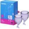 Satisfyer Feel Secure Menstrual Cup lila  менструальная чаша