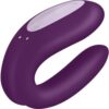 SATISFYER Double Joy connect App (violet) вибростимулятор — изображение 2